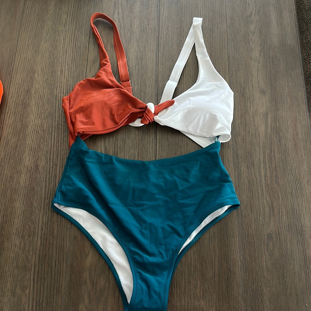 Cutout one piece bathing suit